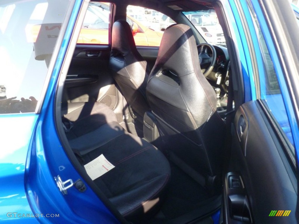 2012 Impreza WRX STi 5 Door - WR Blue Mica / STi Black Alcantara/Carbon Black photo #8