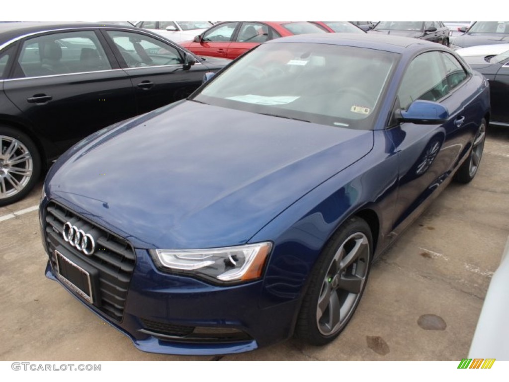 Scuba Blue Metallic 2014 Audi A5 2.0T quattro Coupe Exterior Photo #90148282