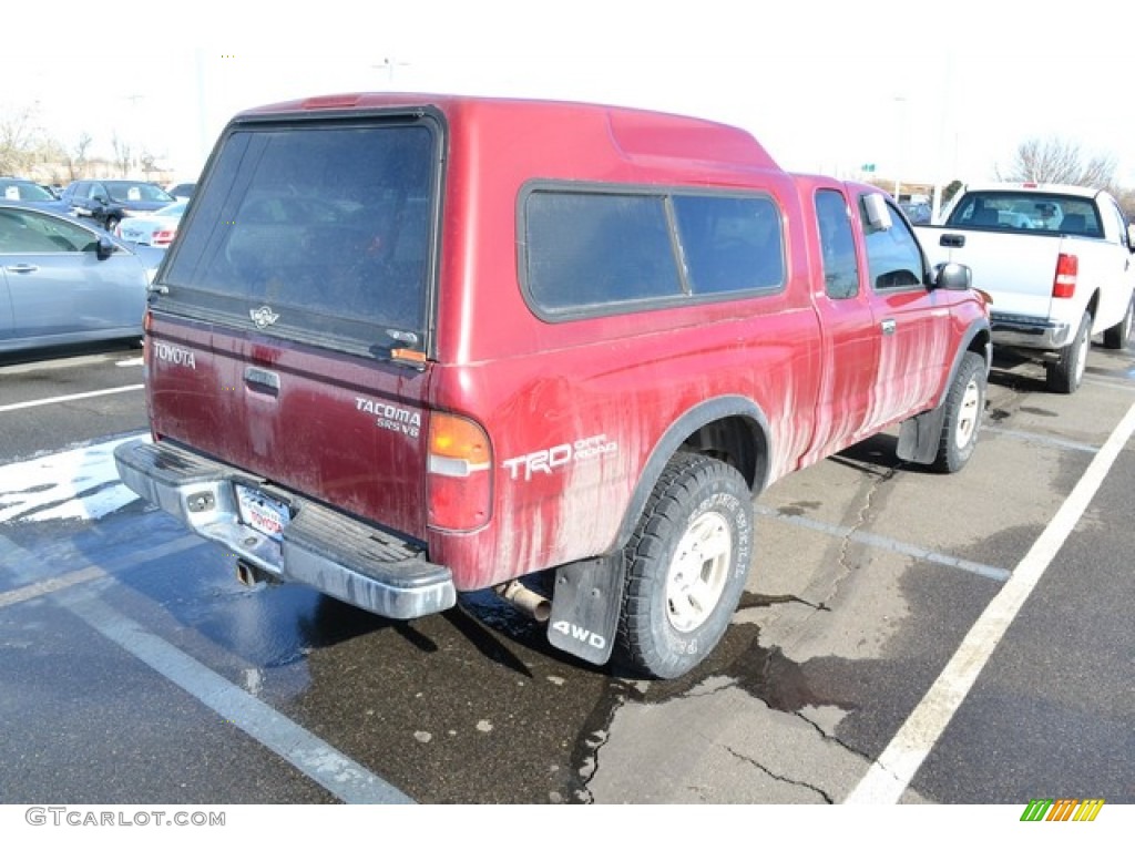 1999 Tacoma TRD Extended Cab 4x4 - Sunfire Red Pearl / Oak photo #2