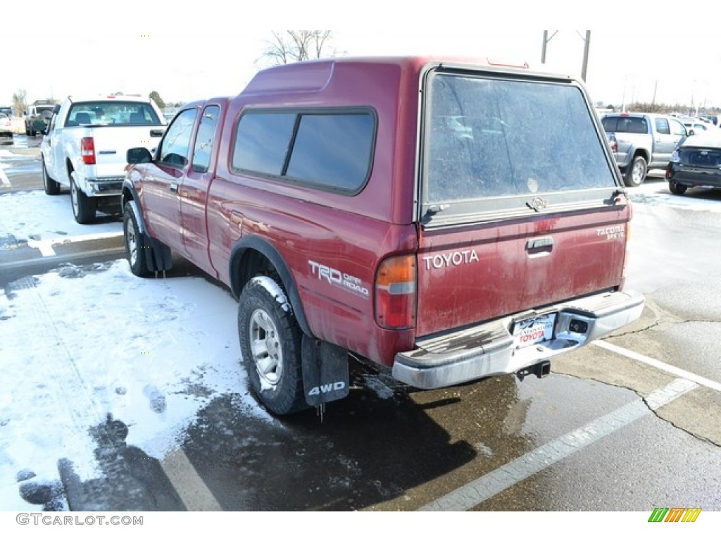 1999 Tacoma TRD Extended Cab 4x4 - Sunfire Red Pearl / Oak photo #3