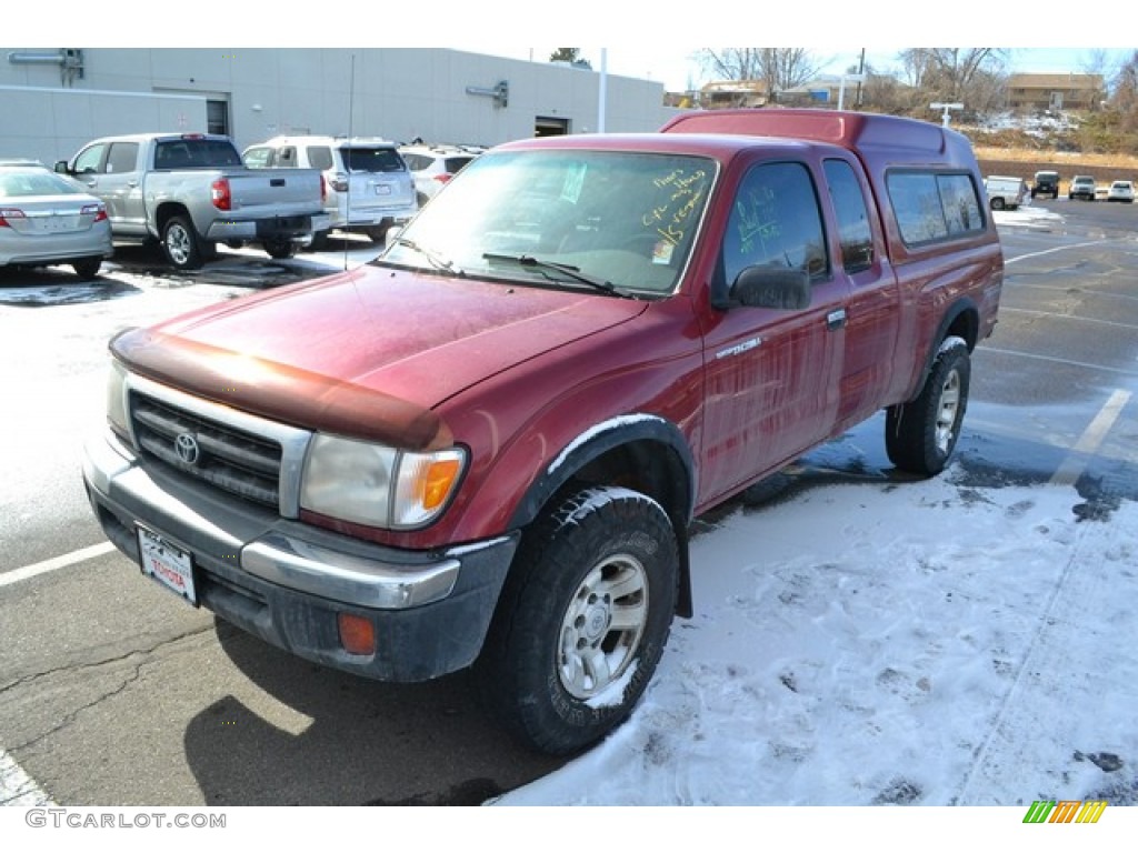 1999 Tacoma TRD Extended Cab 4x4 - Sunfire Red Pearl / Oak photo #4
