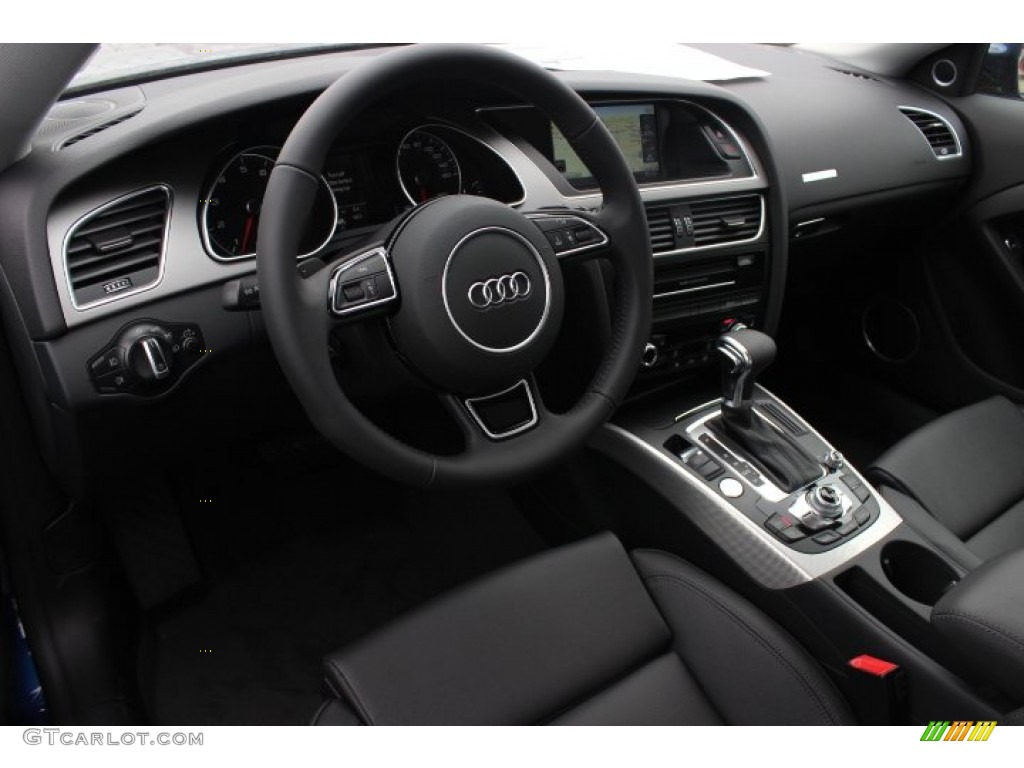 Black Interior 2014 Audi A5 2.0T quattro Coupe Photo #90148411