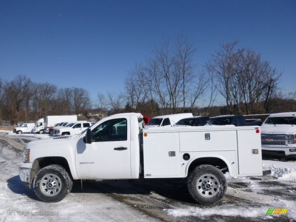 2014 Silverado 3500HD WT Regular Cab Dual Rear Wheel 4x4 Utility - Summit White / Dark Titanium photo #1