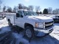 2014 Summit White Chevrolet Silverado 3500HD WT Regular Cab Dual Rear Wheel 4x4 Utility  photo #4