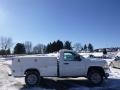 2014 Summit White Chevrolet Silverado 3500HD WT Regular Cab Dual Rear Wheel 4x4 Utility  photo #5