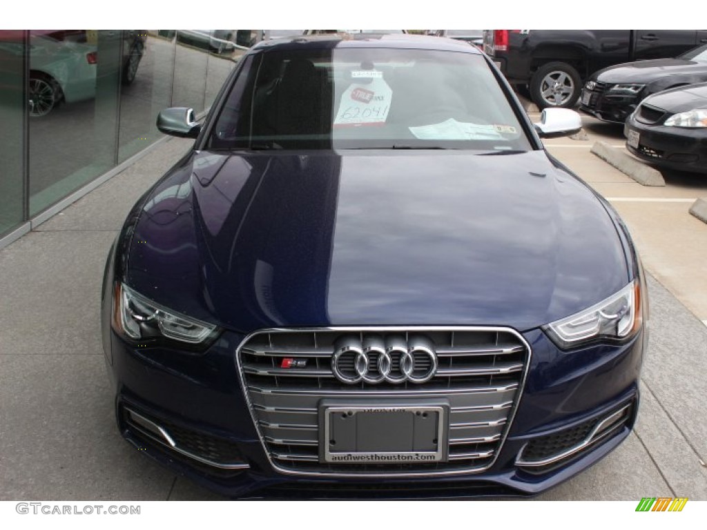 2014 S5 3.0T Premium Plus quattro Coupe - Estoril Blue Crystal / Black photo #2