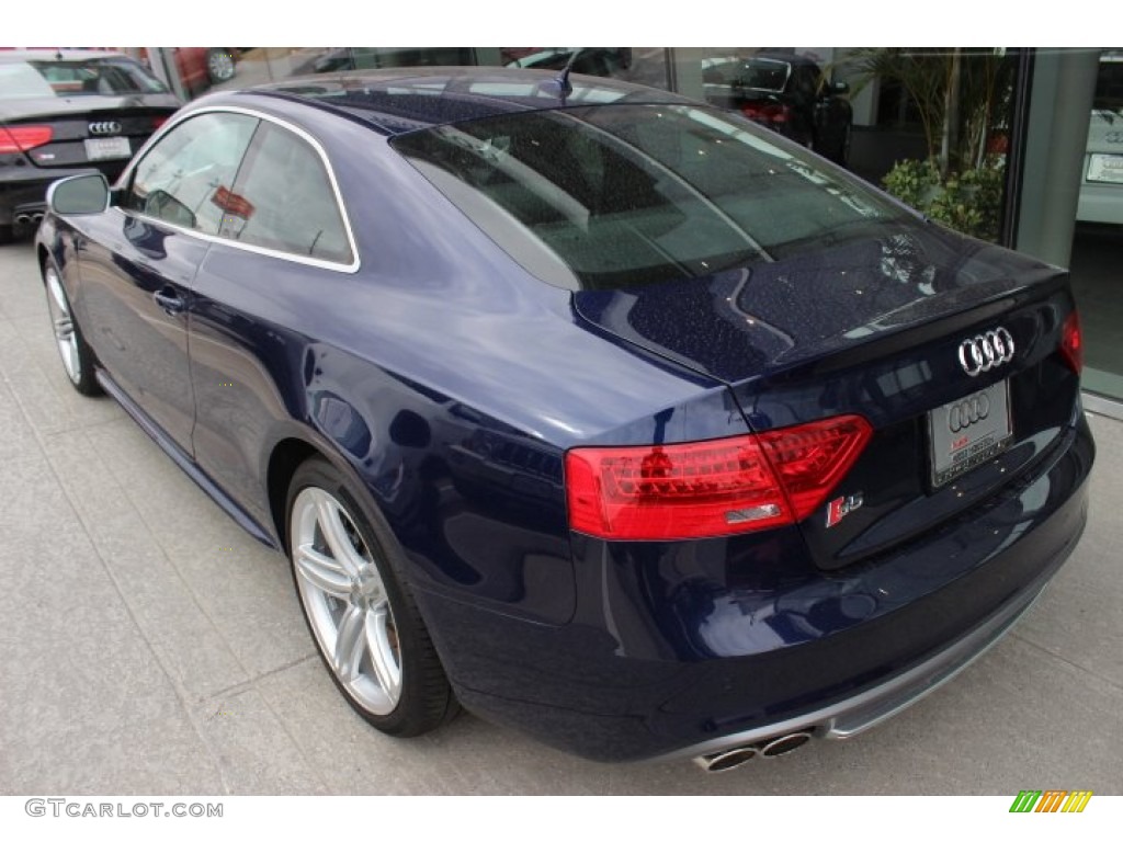 2014 S5 3.0T Premium Plus quattro Coupe - Estoril Blue Crystal / Black photo #5