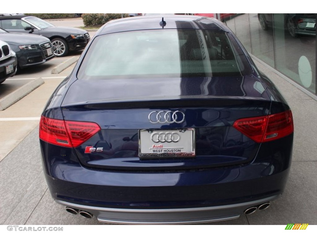 2014 S5 3.0T Premium Plus quattro Coupe - Estoril Blue Crystal / Black photo #6