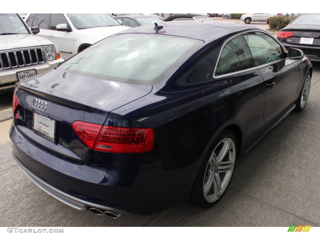 2014 S5 3.0T Premium Plus quattro Coupe - Estoril Blue Crystal / Black photo #7