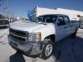 2014 Summit White Chevrolet Silverado 3500HD WT Crew Cab 4x4  photo #2