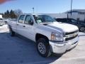 2014 Summit White Chevrolet Silverado 3500HD WT Crew Cab 4x4  photo #4