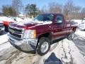 2014 Deep Ruby Metallic Chevrolet Silverado 2500HD WT Regular Cab 4x4  photo #2