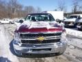 Deep Ruby Metallic - Silverado 2500HD WT Regular Cab 4x4 Photo No. 3