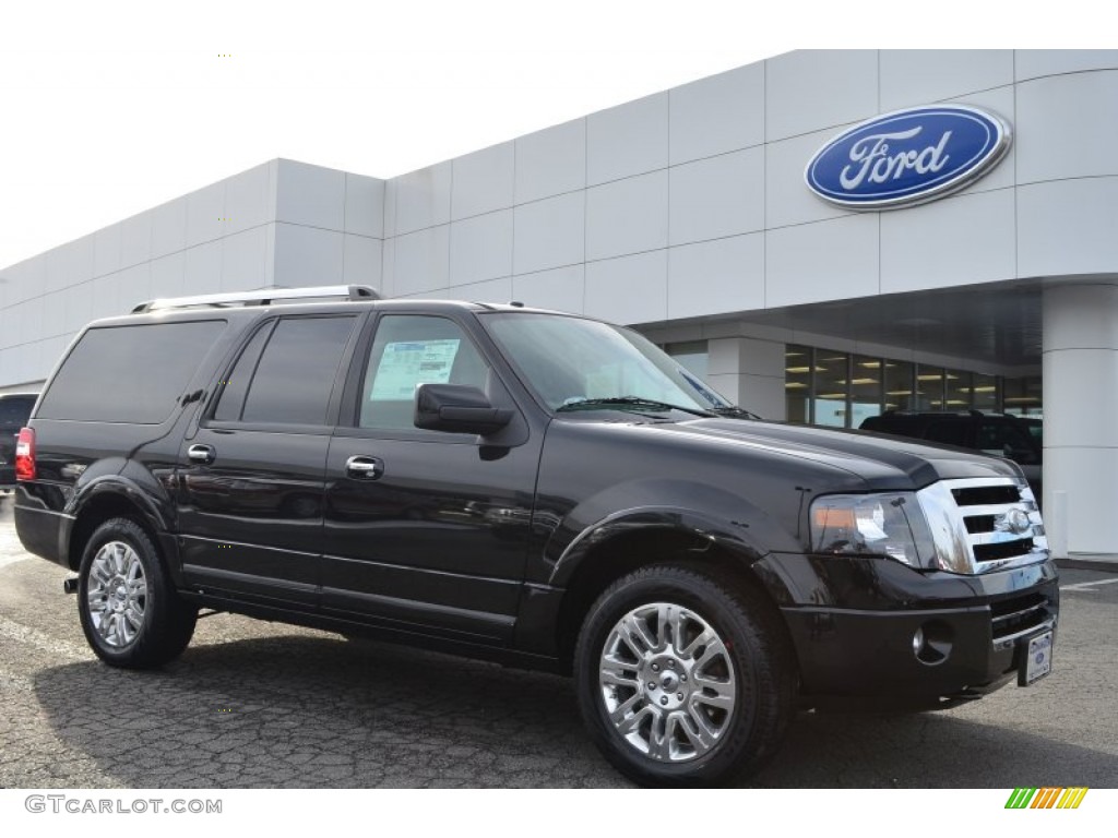 Tuxedo Black 2014 Ford Expedition EL Limited 4x4 Exterior Photo #90150323