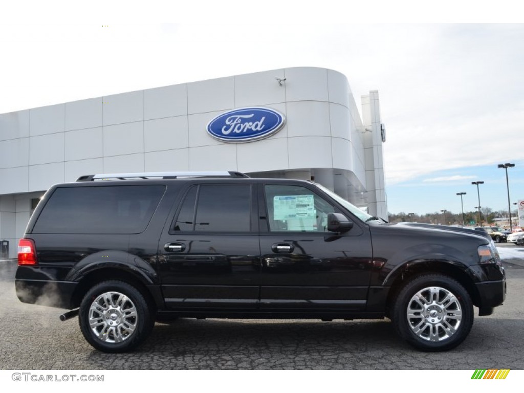 Tuxedo Black 2014 Ford Expedition EL Limited 4x4 Exterior Photo #90150346