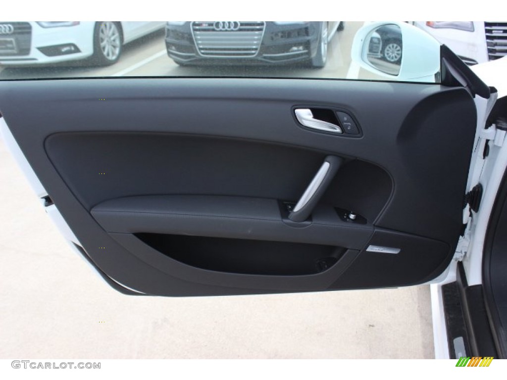 2014 Audi TT 2.0T quattro Coupe Black Door Panel Photo #90150352