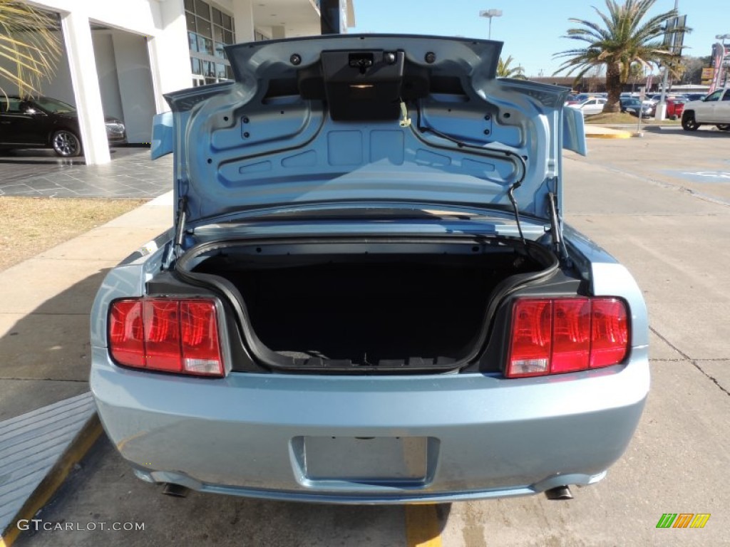 2006 Mustang GT Premium Convertible - Windveil Blue Metallic / Light Parchment photo #6