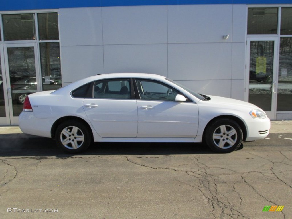 2010 Impala LS - Summit White / Gray photo #2
