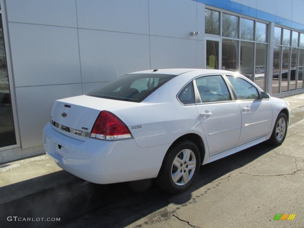 2010 Impala LS - Summit White / Gray photo #4