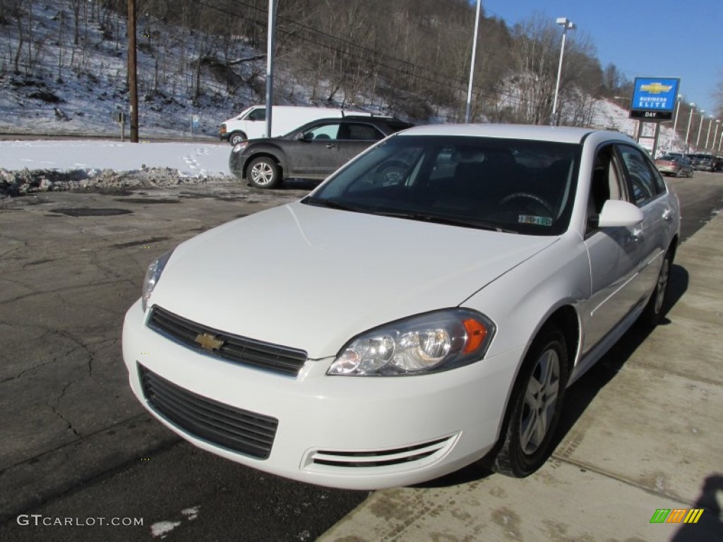 2010 Impala LS - Summit White / Gray photo #7