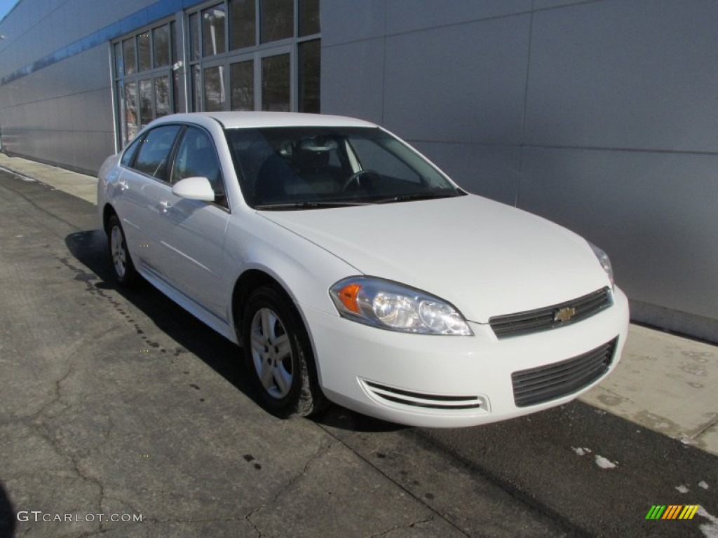 2010 Impala LS - Summit White / Gray photo #9