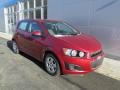 Crystal Red Tintcoat 2014 Chevrolet Sonic LS Hatchback Exterior