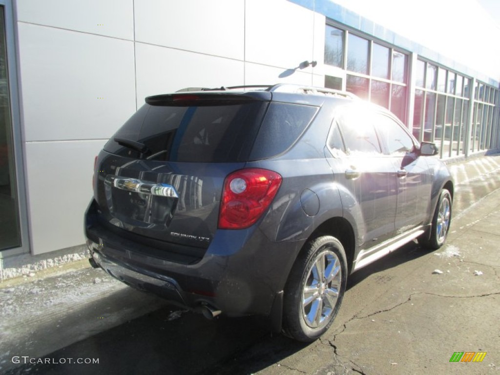 2014 Equinox LTZ AWD - Atlantis Blue Metallic / Jet Black photo #4