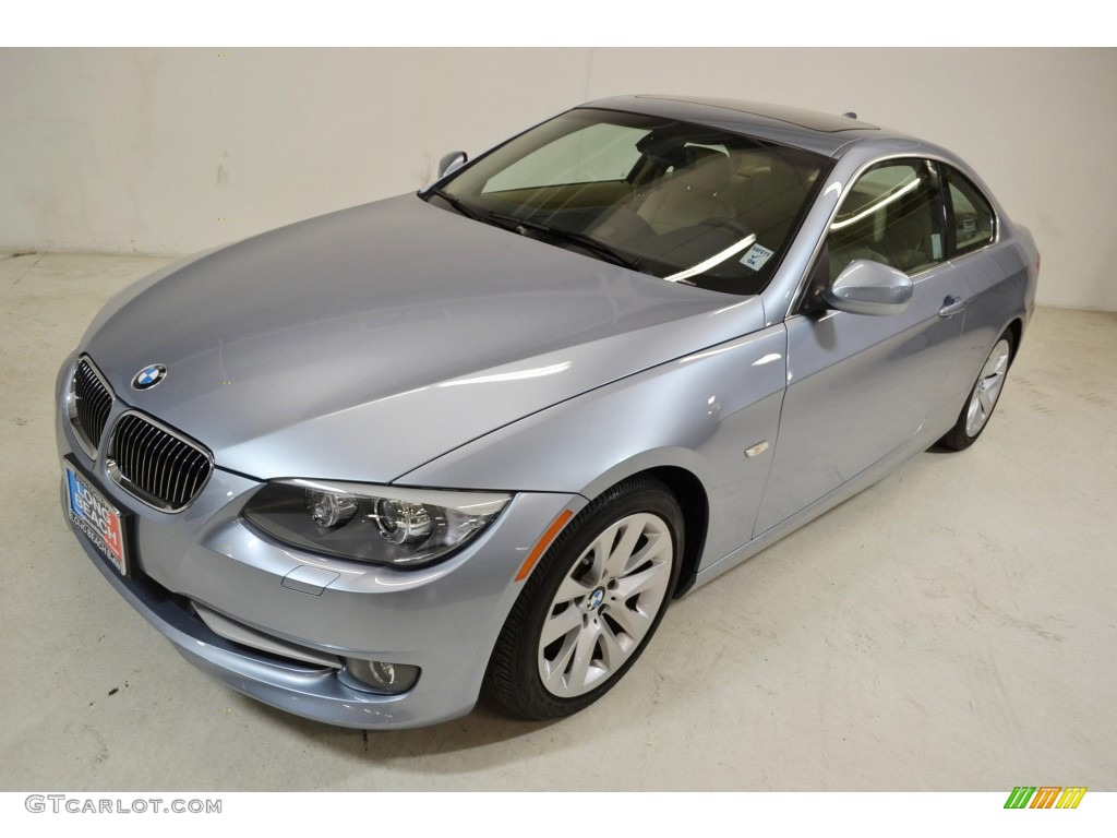 2011 3 Series 328i Coupe - Blue Water Metallic / Cream Beige photo #8
