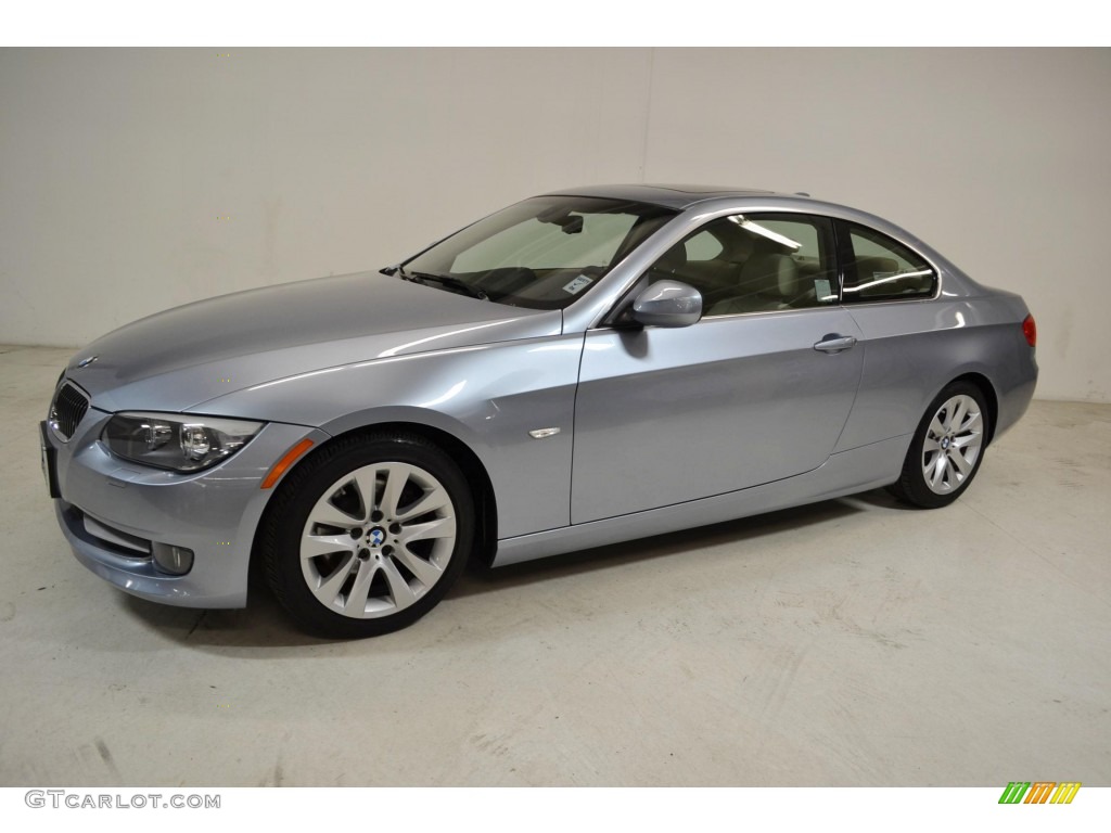 2011 3 Series 328i Coupe - Blue Water Metallic / Cream Beige photo #9