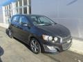 Black Granite Metallic 2014 Chevrolet Sonic RS Hatchback Exterior