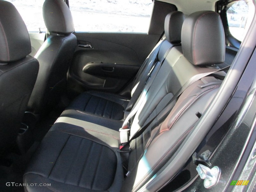2014 Chevrolet Sonic RS Hatchback Rear Seat Photo #90156247