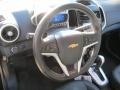 2014 Chevrolet Sonic RS Jet Black Interior Steering Wheel Photo