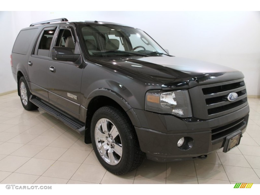 2007 Expedition EL Limited 4x4 - Carbon Metallic / Stone photo #1