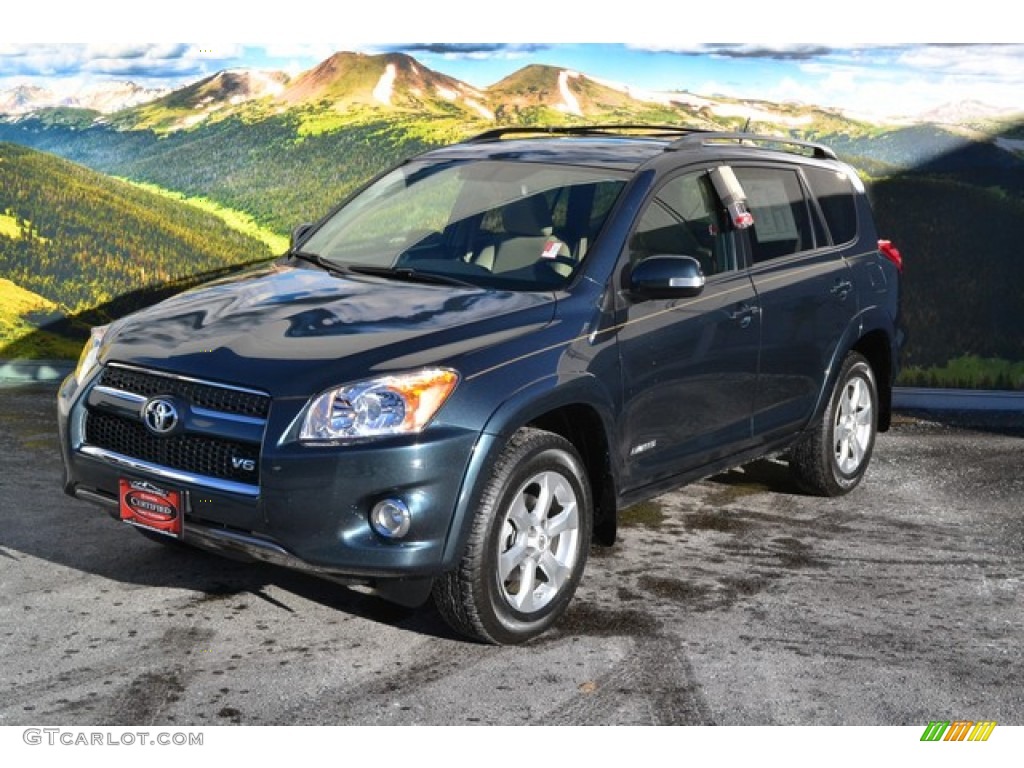 2011 RAV4 V6 Limited 4WD - Black Forest Metallic / Sand Beige photo #5