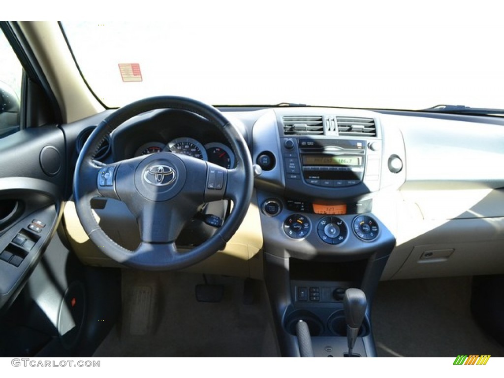 2011 RAV4 V6 Limited 4WD - Black Forest Metallic / Sand Beige photo #12