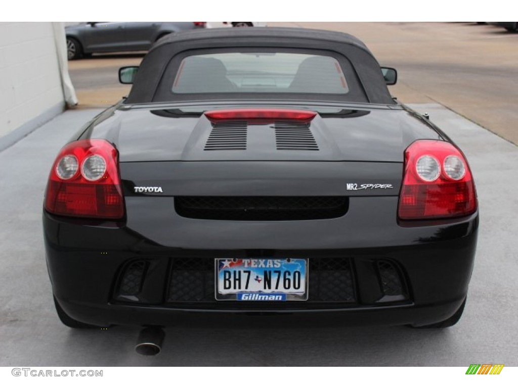 2005 MR2 Spyder Roadster - Black / Black photo #3