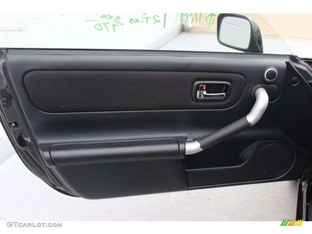 2005 Toyota MR2 Spyder Roadster Black Door Panel Photo #90158011