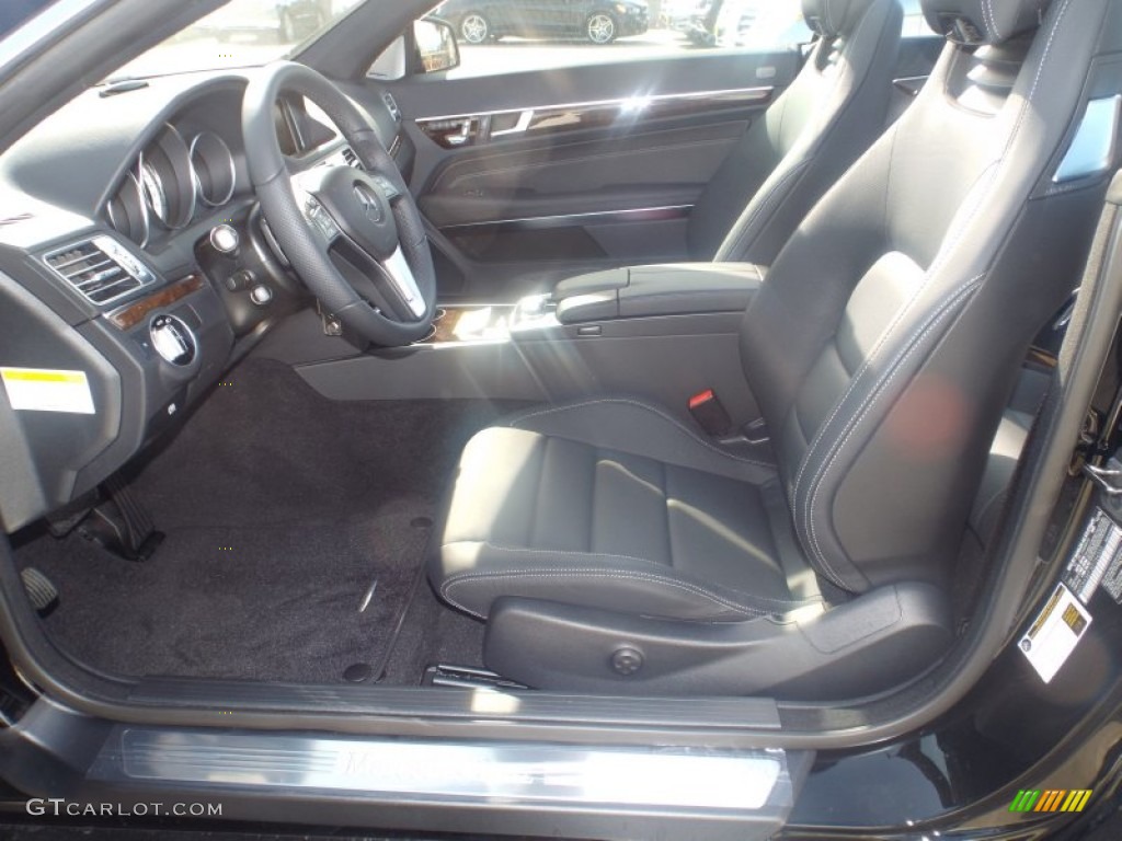 2014 E 350 Cabriolet - Black / Black photo #5