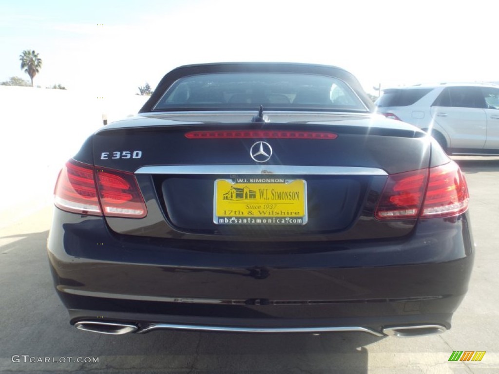 2014 E 350 Cabriolet - Black / Black photo #9