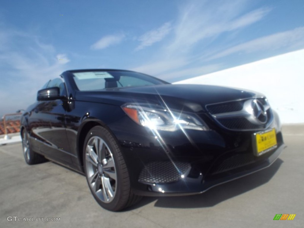 2014 E 350 Cabriolet - Black / Black photo #11