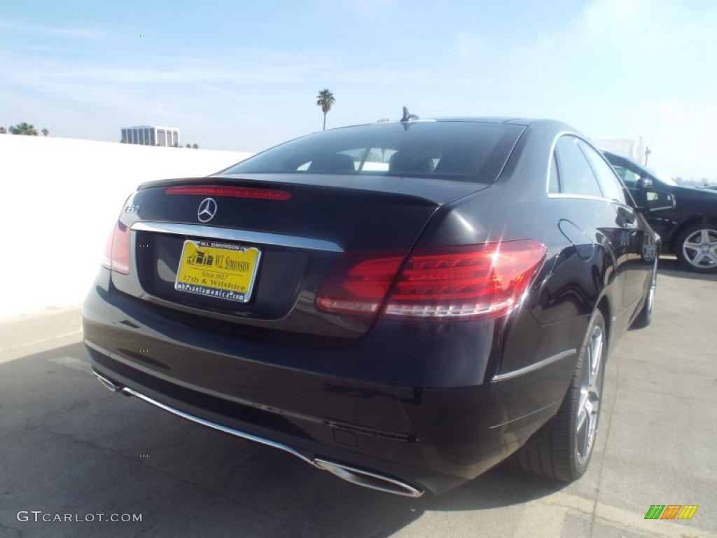 2014 E 350 Coupe - Black / Black photo #4