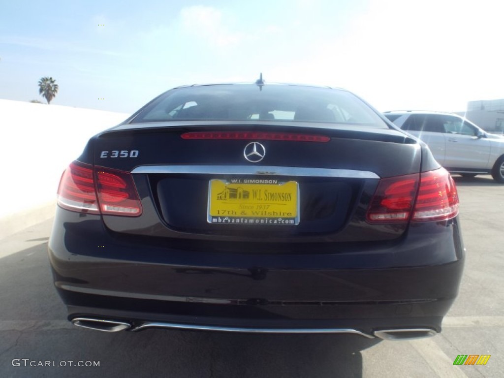 2014 E 350 Coupe - Black / Black photo #5