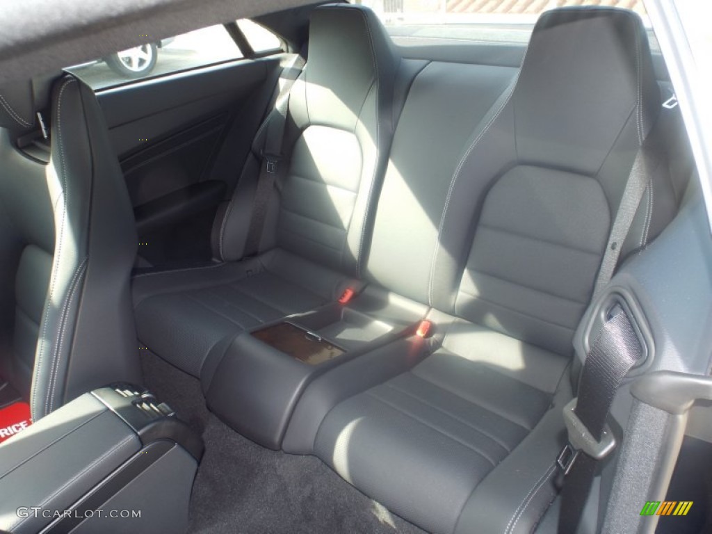 2014 E 350 Coupe - Black / Black photo #8