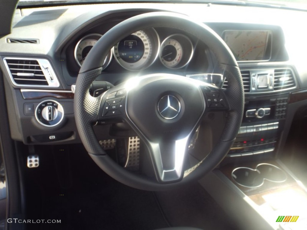 2014 E 350 Coupe - Black / Black photo #9