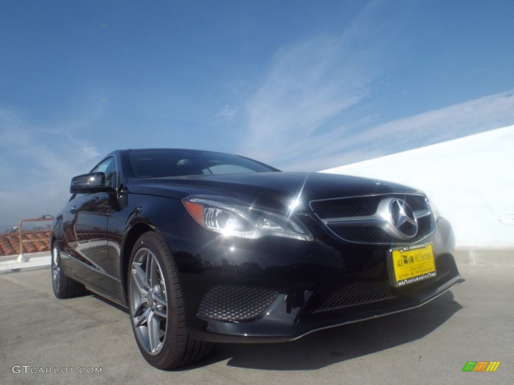 2014 E 350 Coupe - Black / Black photo #11