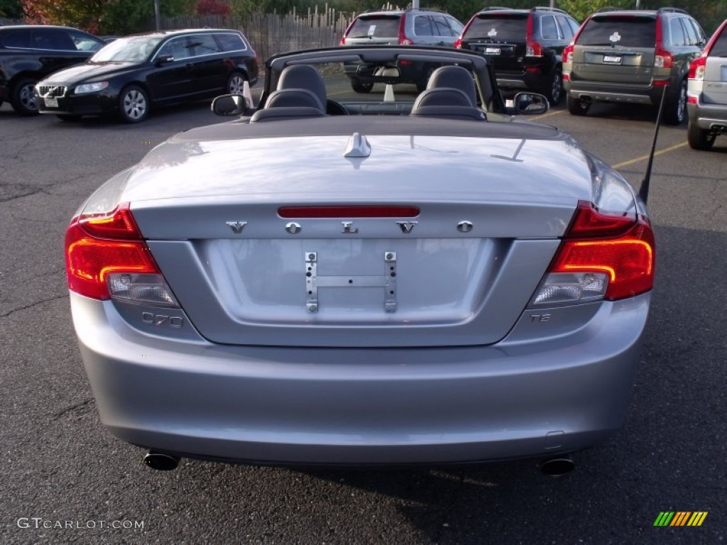 2011 C70 T5 - Electric Silver Metallic / Soverign Hide Off Black Leather/Off Black photo #4