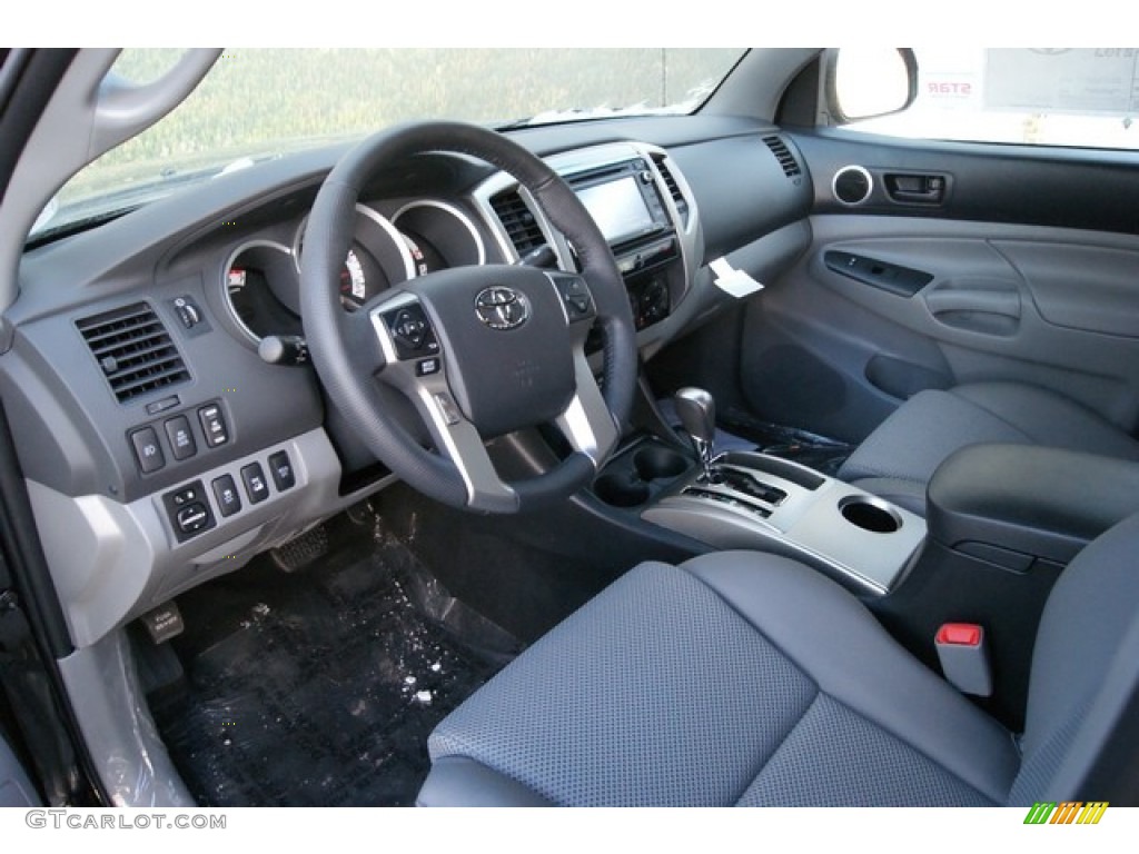 2014 Tacoma V6 TRD Double Cab 4x4 - Black / Graphite photo #5