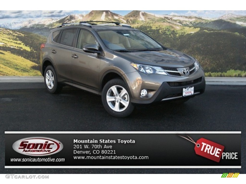 2014 RAV4 XLE AWD - Pyrite Mica / Beige photo #1