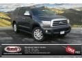 Magnetic Gray Metallic 2014 Toyota Sequoia Platinum 4x4