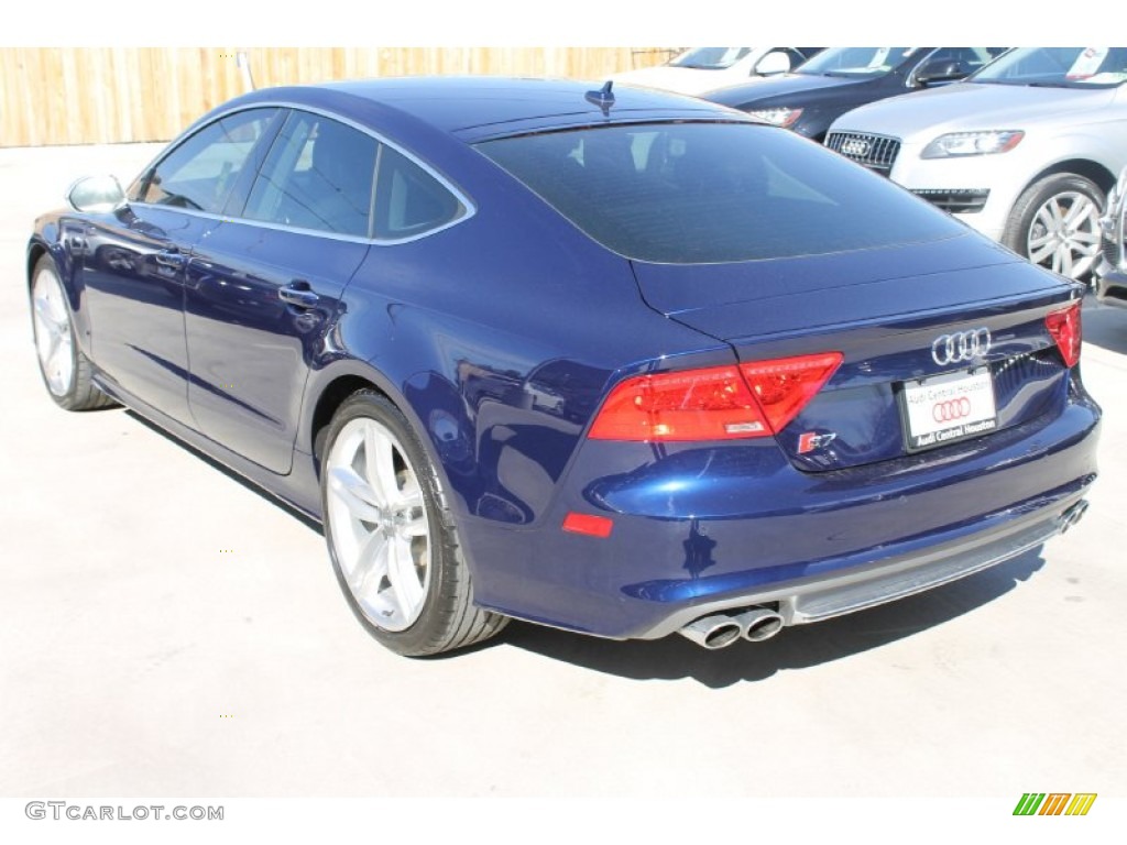 2014 S7 Prestige 4.0 TFSI quattro - Moonlight Blue Metallic / Black Perforated Valcona photo #7